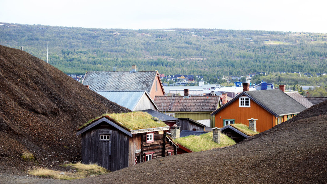 GAMLE HAUGER: Byen vokste frem ved kobberverkets hytte, her vokste også slagghaugene. Foto: Per Roger Lauritzen GAMLE HAUGER: Byen vokste frem ved kobberverkets hytte, her vokste også slagghaugene. Foto: Per Roger Lauritzen