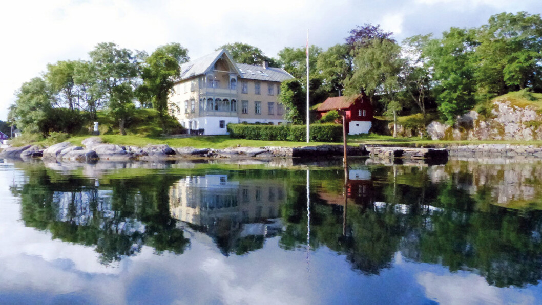 HOTELL: Sveitservillaen fra 1861 er Skjerjehamns smykke. HOTELL: Sveitservillaen fra 1861 er Skjerjehamns smykke.