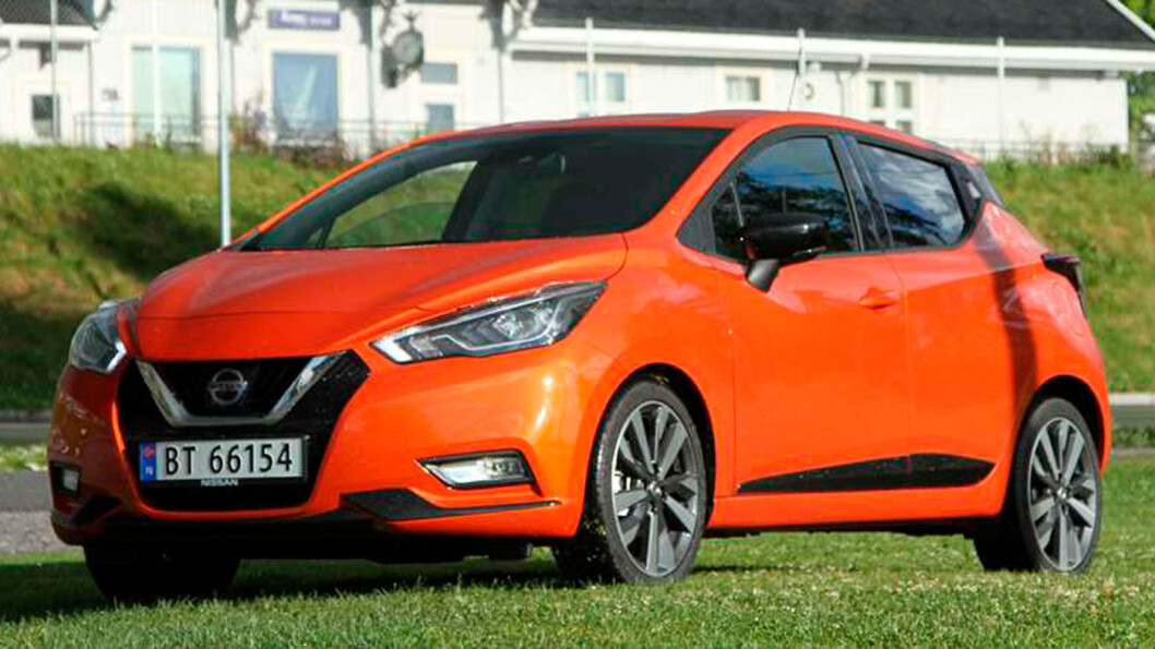 SMÅTT OG GODT: Nye Nissan Micra blir en tøff konkurrent i småbil-klassen med en startpris på 189.900 kroner. Produksjonen er flyttet fra India til Frankrike. Foto: Rune Korsvoll SMÅTT OG GODT: Nye Nissan Micra blir en tøff konkurrent i småbil-klassen med en startpris på 189.900 kroner. Produksjonen er flyttet fra India til Frankrike. Foto: Rune Korsvoll