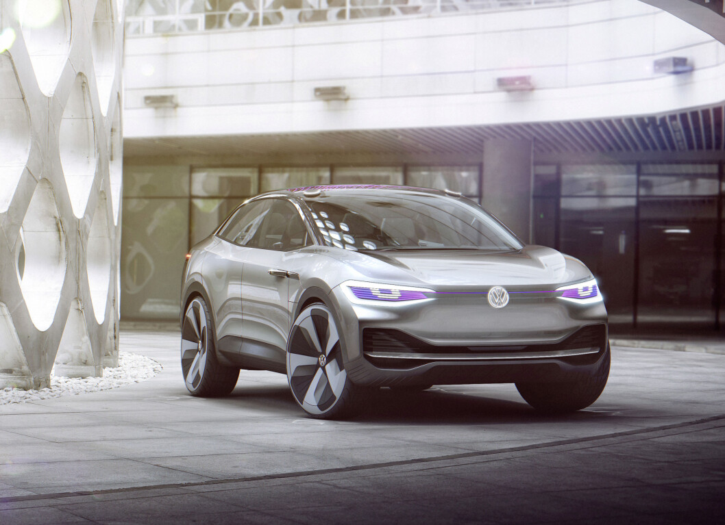 ELEKTRISK SUV: I.D. Crozz blir en elektrisk SUV og kommer på veien sent i 2020, dersom alt går etter planen. ELEKTRISK SUV: I.D. Crozz blir en elektrisk SUV og kommer på veien sent i 2020, dersom alt går etter planen.