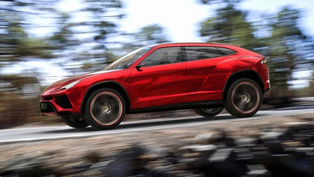 SPORTSLIG: Lamborghini lover at denne SUV-en skal bli like sporty som deres andre sportsbiler. SPORTSLIG: Lamborghini lover at denne SUV-en skal bli like sporty som deres andre sportsbiler.