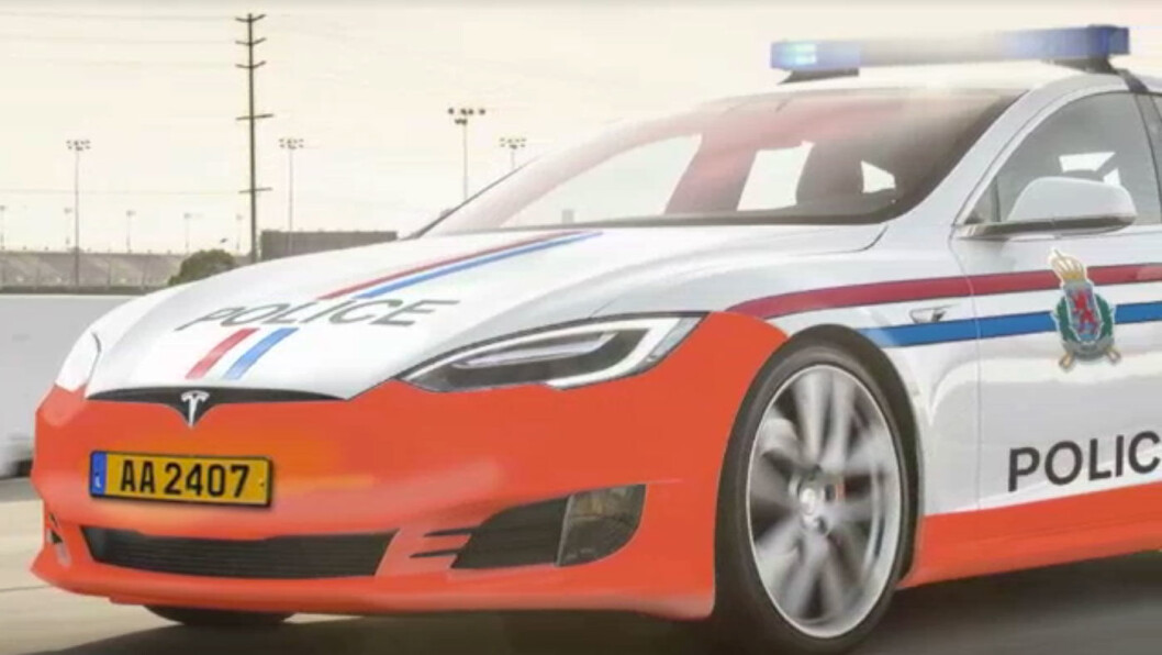 0-100 PÅ 2,7: Politiet i Luxembourg har kjøpt to Tesla Model S for bruk som tjenestebiler, men det er ikke kjent om de kjøper toppmodellen som bruker litt under tre sekunder på 0-100. Foto: RTL 0-100 PÅ 2,7: Politiet i Luxembourg har kjøpt to Tesla Model S for bruk som tjenestebiler, men det er ikke kjent om de kjøper toppmodellen som bruker litt under tre sekunder på 0-100. Foto: RTL