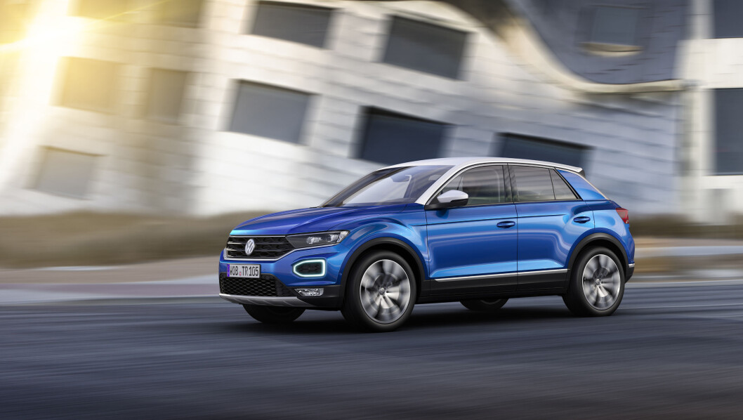 MEGET SPENNENDE: VWs nye T-Roc blir en av høstens mest spennende nye biler. Den passer smaken til norske bilkjøpere svært godt. Foto: VW MEGET SPENNENDE: VWs nye T-Roc blir en av høstens mest spennende nye biler. Den passer smaken til norske bilkjøpere svært godt. Foto: VW