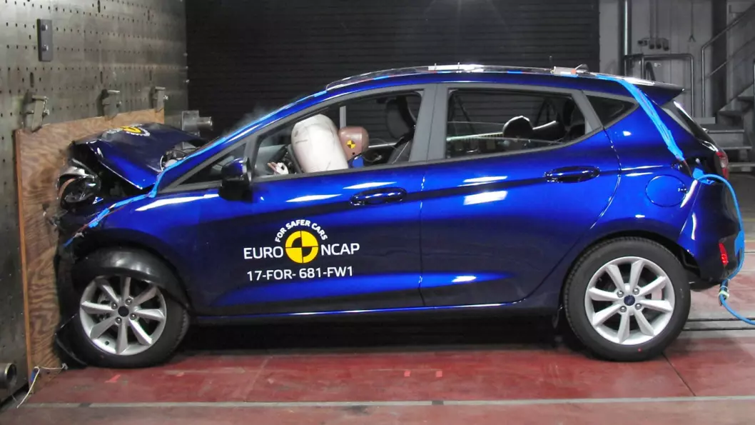 TOPP: Ford Fiesta er den andre småbilen etter Seat Ibiza som har fått toppscore hos Euro NCAP