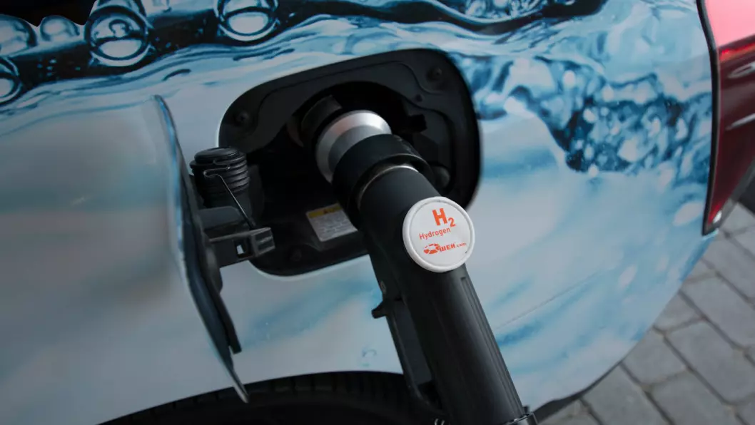 KJAPT: Du fyller full tank på en hydrogenbil på ca fem minutter.