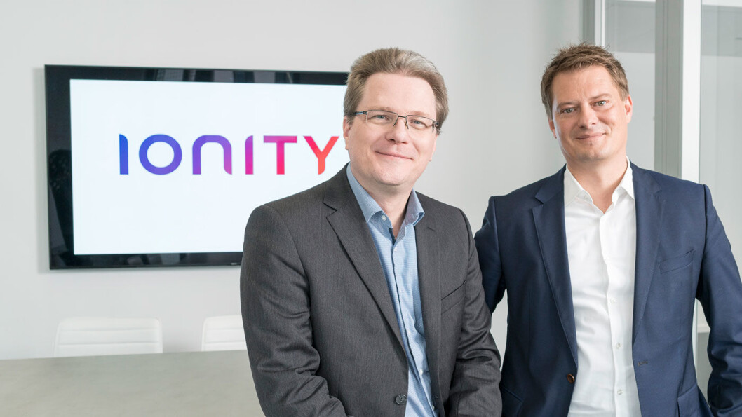LEDELSE: Marcus Groll (til venstre) og adm. direktør Michael Hajesch i Ionity. LEDELSE: Marcus Groll (til venstre) og adm. direktør Michael Hajesch i Ionity.