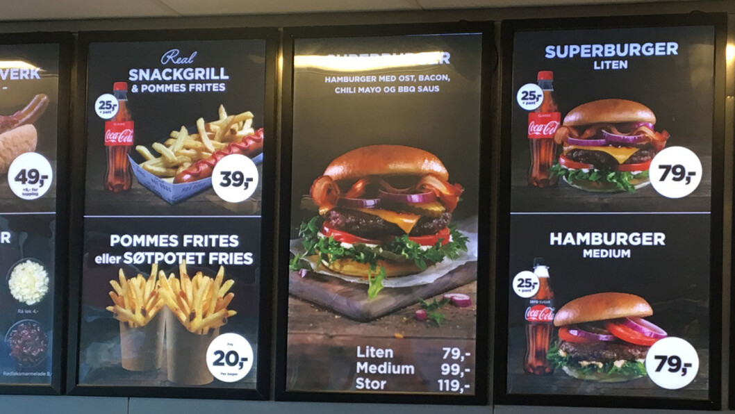 NYE BURGERE: Fiskeburgere, vegetarburgere og burgere med kylling slåss med tradisjonelle burgere om oppmerksomheten hos Circle K. Foto: Pia Strømstad NYE BURGERE: Fiskeburgere, vegetarburgere og burgere med kylling slåss med tradisjonelle burgere om oppmerksomheten hos Circle K. Foto: Pia Strømstad