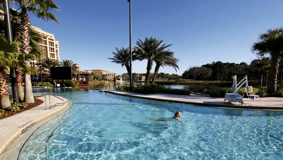 LUKSUS: Hotellet Four Seasons i Orlando har fått Five Diamonds Award. Det er den beste utmerkelsen som er mulig å få av NAFs søsterorganisasjon AAA. Foto: Lina Schøyen