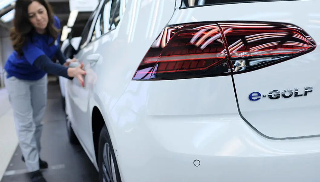 STOR FORSKJELL: Det var enorm forskjell på reparasjonskostnaden på en VW e-Golf. STOR FORSKJELL: Det var enorm forskjell på reparasjonskostnaden på en VW e-Golf.