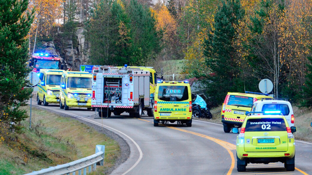 LAVERE DØDSTALL: Trenden med nedgang i dødsuylykker, som denne på Rånåsfoss i Akershus i oktober, fortsatte i 2017. Foto: Remi B. Presttun, NTB / scanpix LAVERE DØDSTALL: Trenden med nedgang i dødsuylykker, som denne på Rånåsfoss i Akershus i oktober, fortsatte i 2017. Foto: Remi B. Presttun, NTB / scanpix