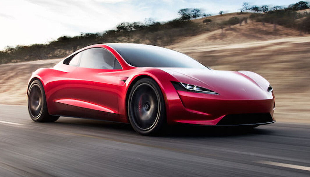 FÅR RAKETT-HJELP: Med Space X rakett-t,eknologi til hjelp skal den kommende Tesla Roadster klare 0-60 miles i timen på 1,1 sekunder. FÅR RAKETT-HJELP: Med Space X rakett-t,eknologi til hjelp skal den kommende Tesla Roadster klare 0-60 miles i timen på 1,1 sekunder.