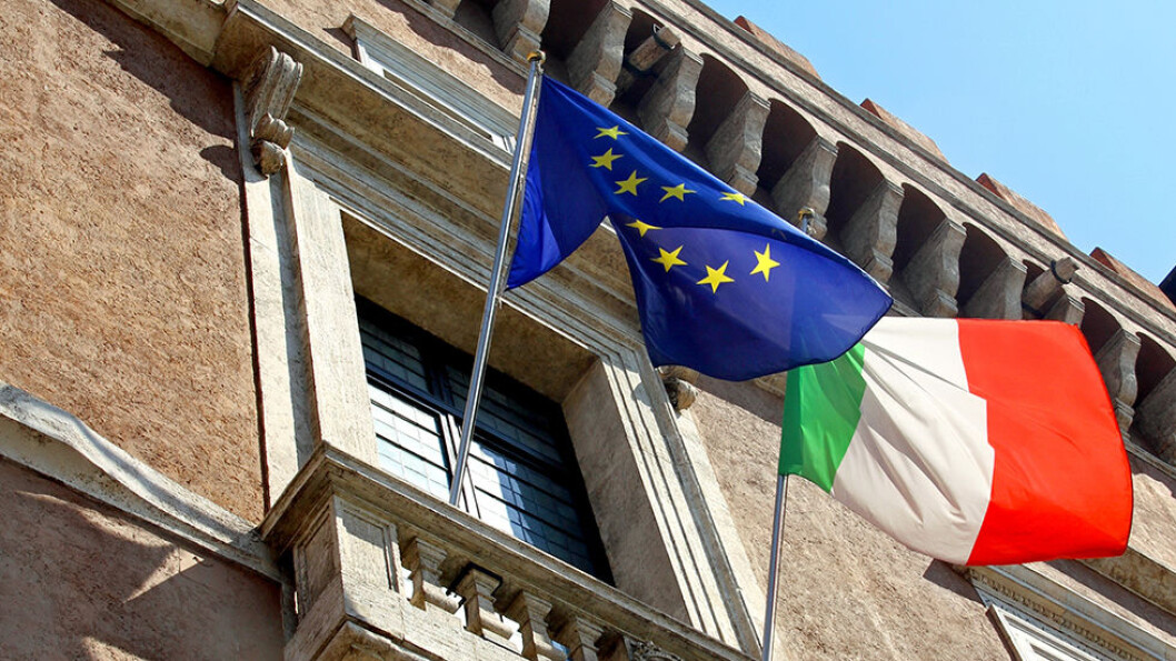 Fra den berømte balkongen på Palazzo Venezia, holdt Benito Mussolini sin erklæring om «det nye Italia» i 1936. Foto: Shuttlestock Fra den berømte balkongen på Palazzo Venezia, holdt Benito Mussolini sin erklæring om «det nye Italia» i 1936. Foto: Shuttlestock
