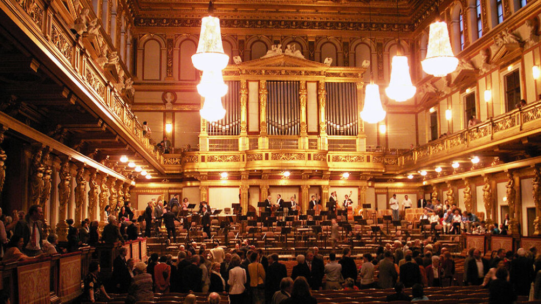 Wien er kjent for klassisk musikk, og vi skal naturligvis på konsert i Musikverein. Foto: Enjoy Travel Wien er kjent for klassisk musikk, og vi skal naturligvis på konsert i Musikverein. Foto: Enjoy Travel