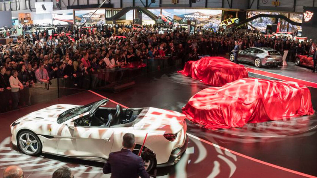 BIL-FEST: Mer enn 700 000 mennesker er ventet til bilutstillingen i Genève de neste 10 dagene. Foto: Geneva Motor Show BIL-FEST: Mer enn 700 000 mennesker er ventet til bilutstillingen i Genève de neste 10 dagene. Foto: Geneva Motor Show