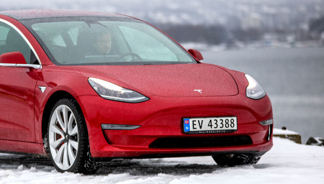 STORSELGER: Model 3 har løftet Teslas salgstall. STORSELGER: Model 3 har løftet Teslas salgstall.