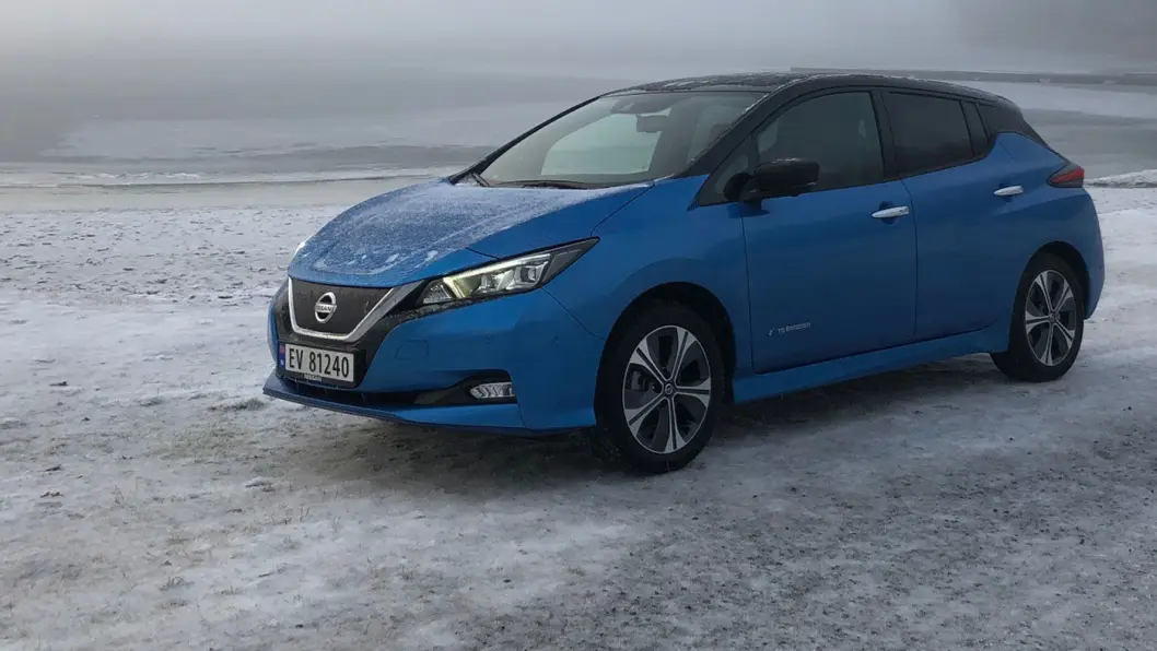 GRÅERE TIDER: Nissan Leaf var lenge det opplagte valget for norske elbilkjøpere. Men ved inngangen til 2020 sliter den gamle helten. Foto: Øivind A. Monn-Iversen GRÅERE TIDER: Nissan Leaf var lenge det opplagte valget for norske elbilkjøpere. Men ved inngangen til 2020 sliter den gamle helten. Foto: Øivind A. Monn-Iversen