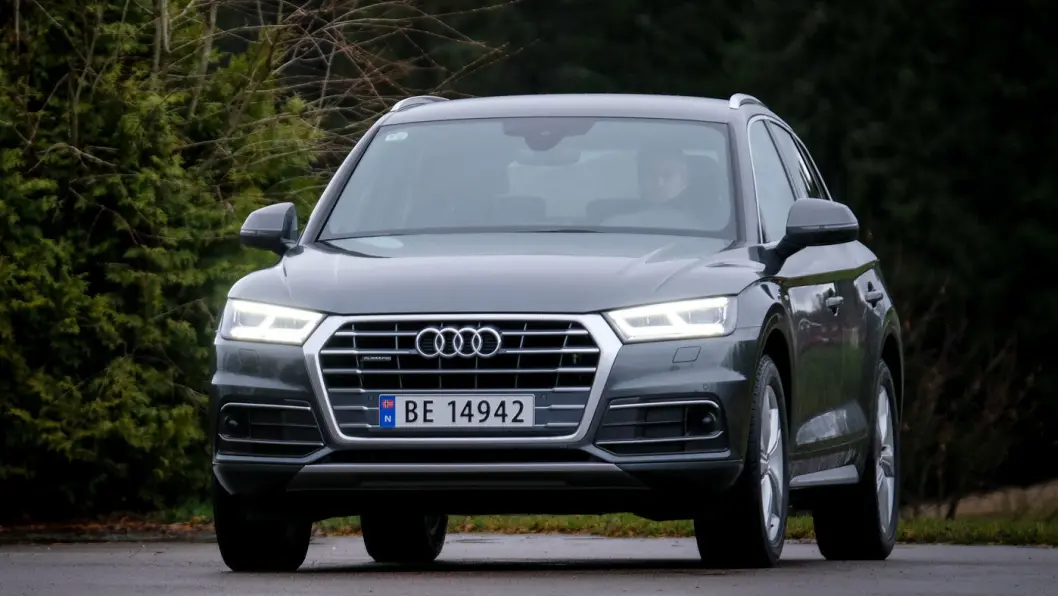 SPORTY: Både kjørekomforten og kjøreegenskapene i kritiske situasjoner er i toppklasse på Audi Q5. Foto: Jon Terje Hellgren Hansen SPORTY: Både kjørekomforten og kjøreegenskapene i kritiske situasjoner er i toppklasse på Audi Q5. Foto: Jon Terje Hellgren Hansen