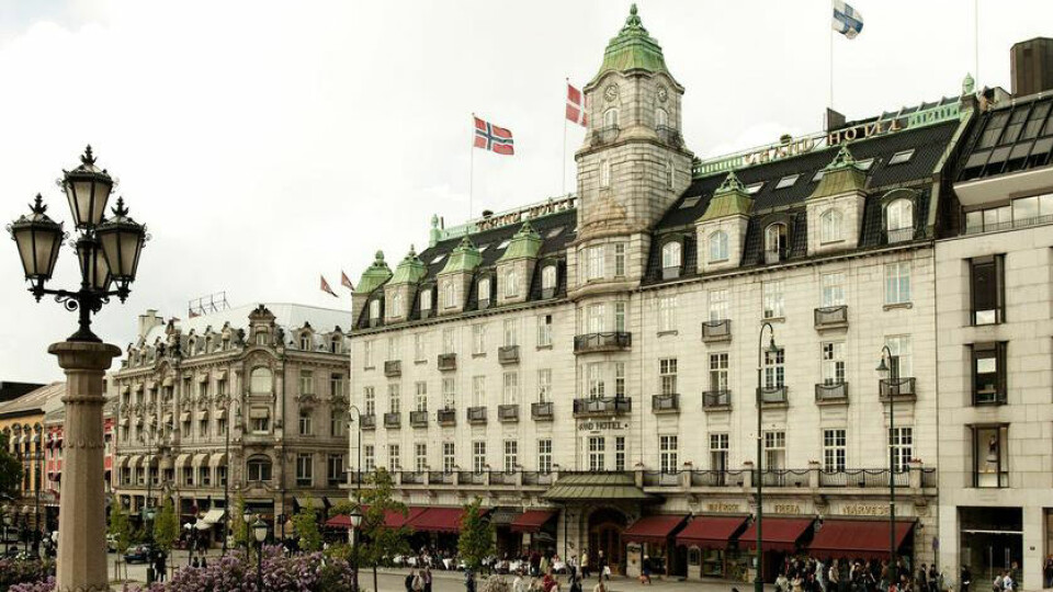 SKUFFELSE: Grand Hotell i Oslo ligger staselig til på Karl Johans gate, men er en skuffende opplevelse.