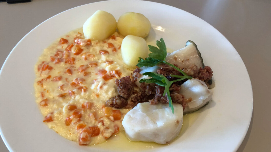 PERFEKT: Saltstrødd torsk. PERFEKT: Saltstrødd torsk.