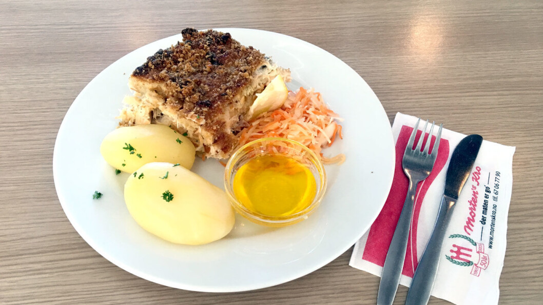 HJEMMELAGET: Alt er hjemmelaget, også fiskegratengen med rød og hvit fisk. HJEMMELAGET: Alt er hjemmelaget, også fiskegratengen med rød og hvit fisk.