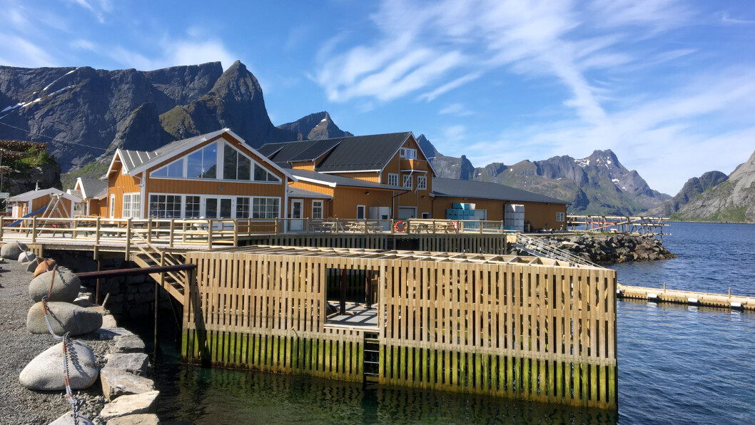 HELT I VANNKANTEN: La deg friste av en av de gode fiskeburgerne og sett deg på terrassen eller inne i det gule naustet med fjell og fjord i bakgrunnen. HELT I VANNKANTEN: La deg friste av en av de gode fiskeburgerne og sett deg på terrassen eller inne i det gule naustet med fjell og fjord i bakgrunnen.