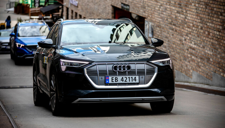 IKKE FEILFRI: Norges mest kjøpte bil, Audi e-tron, trekkes fram som en av modellene som i elektrisk versjon har flere feil enn man forbinder med produsenten.