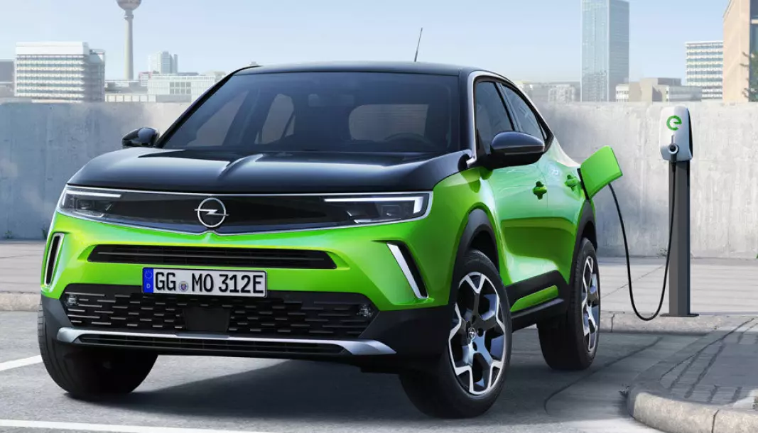 UTSOLGT FOR 2021: Opel Mokka-e utgjør en kraftig fornyelse for merket Opel, og kundene står i kø.
