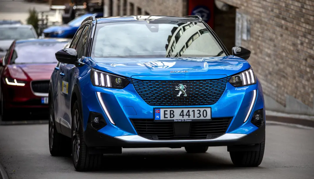NORSK MATCH: Peugeots nye e-2008 treffer godt på norske bilkjøperes preferanser. NORSK MATCH: Peugeots nye e-2008 treffer godt på norske bilkjøperes preferanser.