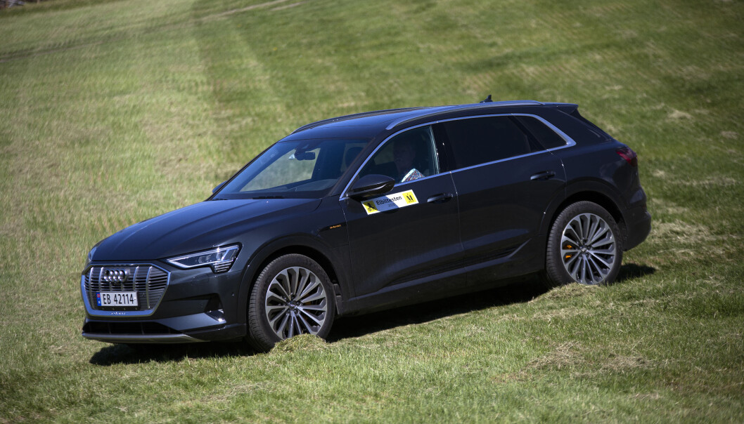 AUDI E_TRON 55: Elbiltesten, sommeren 2020. AUDI E_TRON 55: Elbiltesten, sommeren 2020.