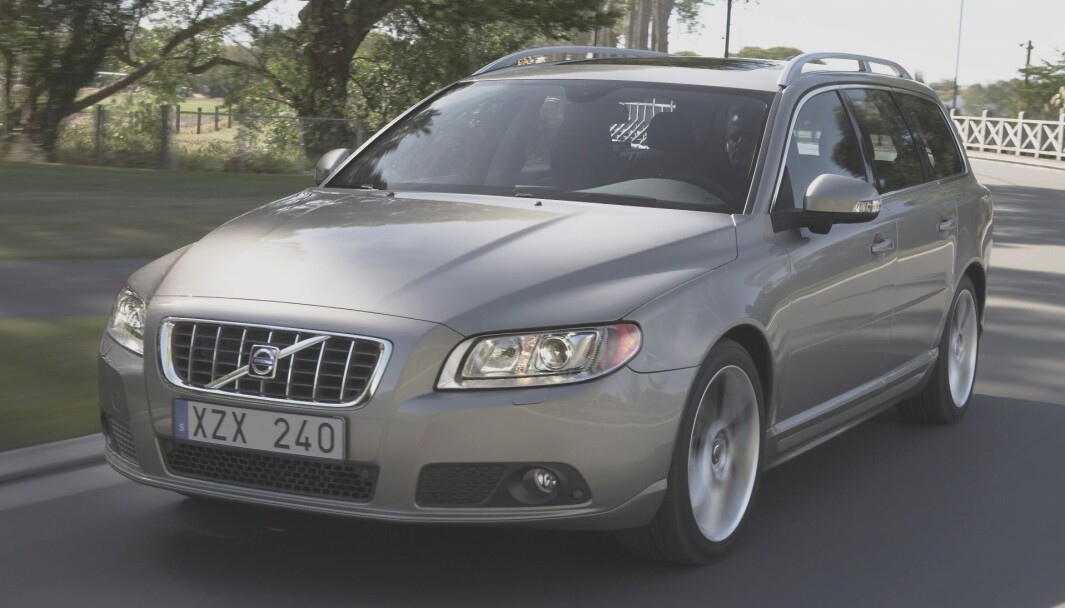 BELTETRØBBEL: Denne V70-modellen er blant Volvoene som kalles tilbake. BELTETRØBBEL: Denne V70-modellen er blant Volvoene som kalles tilbake.