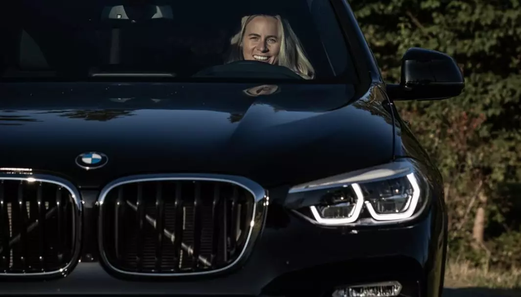 HAISOMMER: Tiril Eckhoff kjører BMW, men en VW Polo var første bil