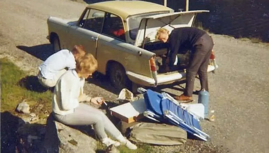 <b>HJULSKIFT</b>: Og gjett hvor reservedekket i Triumph-en til Hermod Monsen lå…? <b>HJULSKIFT</b>: Og gjett hvor reservedekket i Triumph-en til Hermod Monsen lå…?