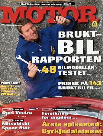 <b>1999:</b> Bruktbil i sentrum. <b>1999:</b> Bruktbil i sentrum.