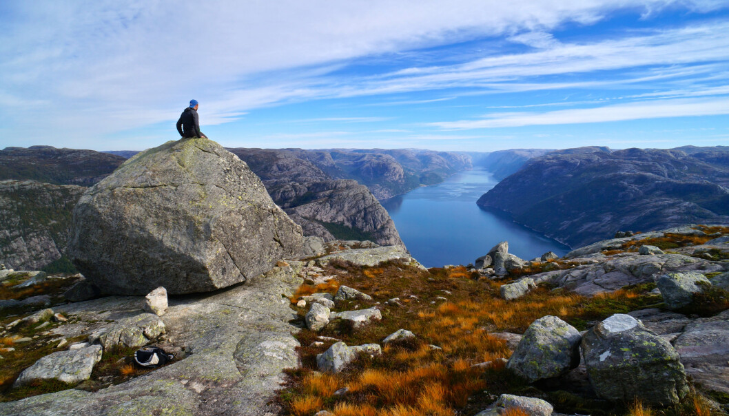 EVIG UTSIKT: Lysefjorden EVIG UTSIKT: Lysefjorden