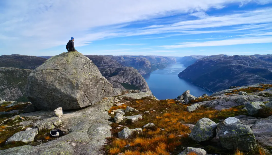 EVIG UTSIKT: Lysefjorden EVIG UTSIKT: Lysefjorden