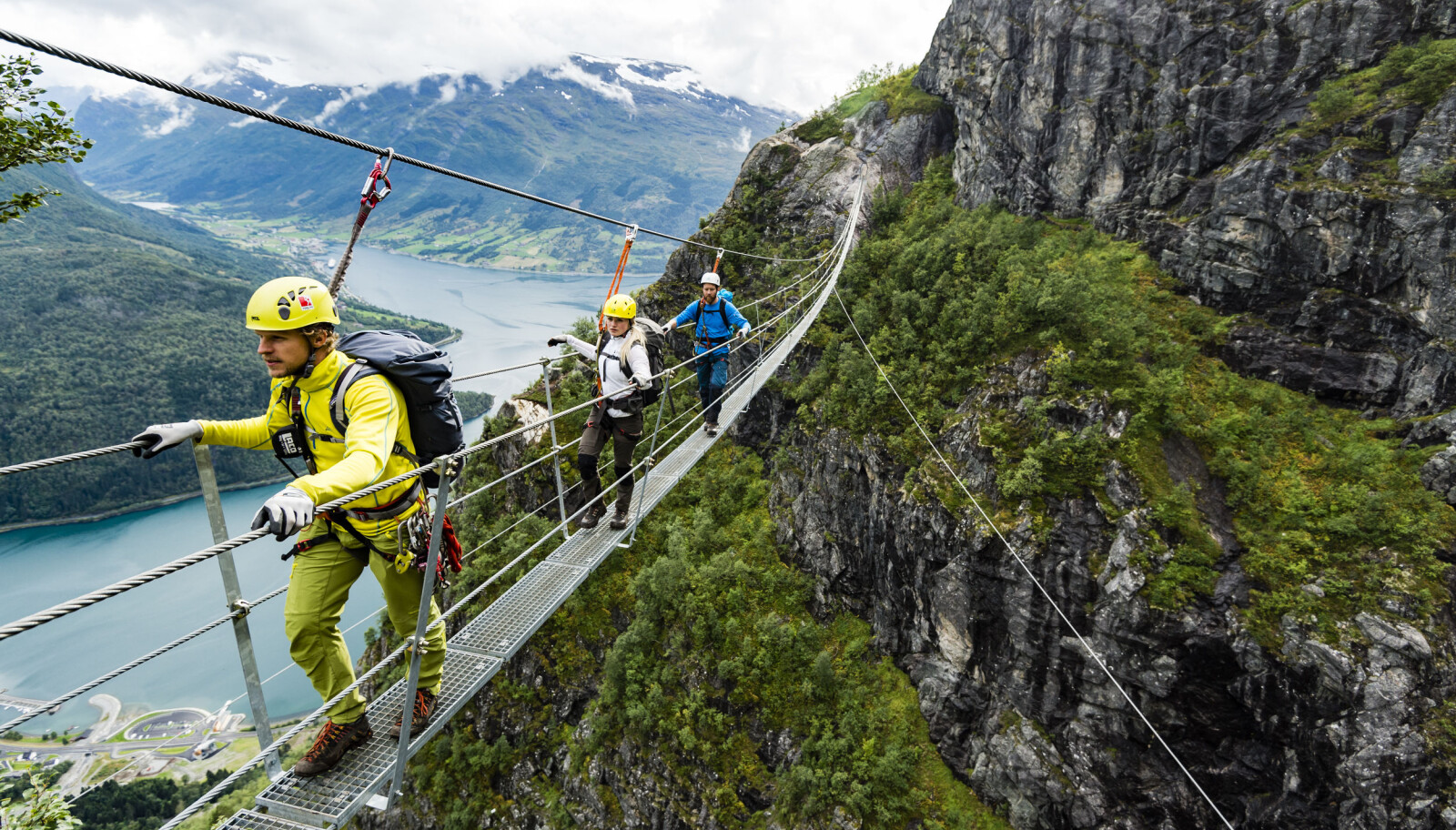 <b>FØRST OG STØRST:</b> Via Ferrata Loen. <b>FØRST OG STØRST:</b> Via Ferrata Loen.