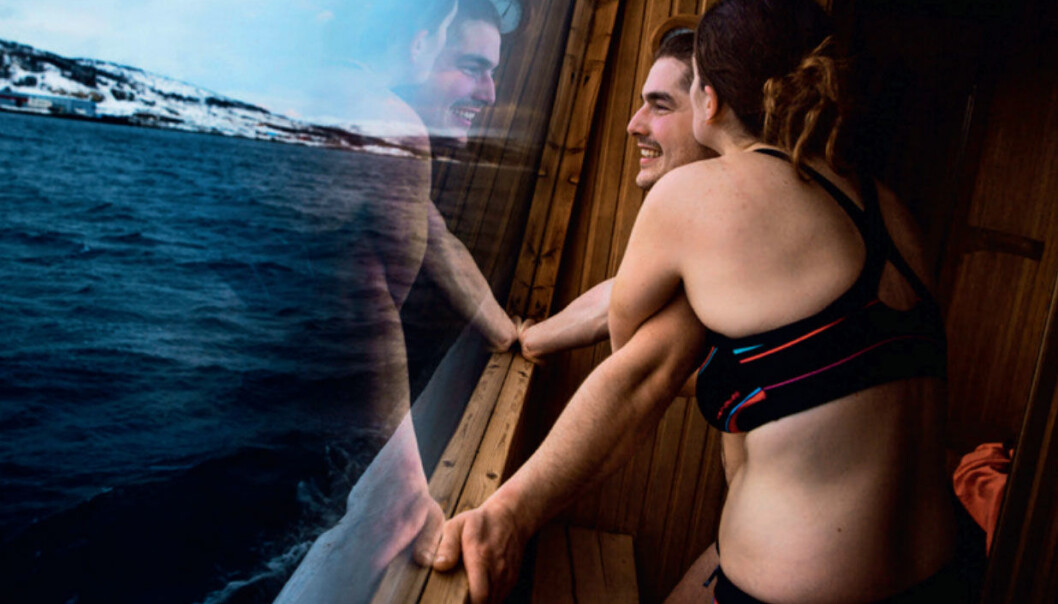 <b>SAUNA TIL VANNS:</b> Spabåten Vulkana. <b>SAUNA TIL VANNS:</b> Spabåten Vulkana.
