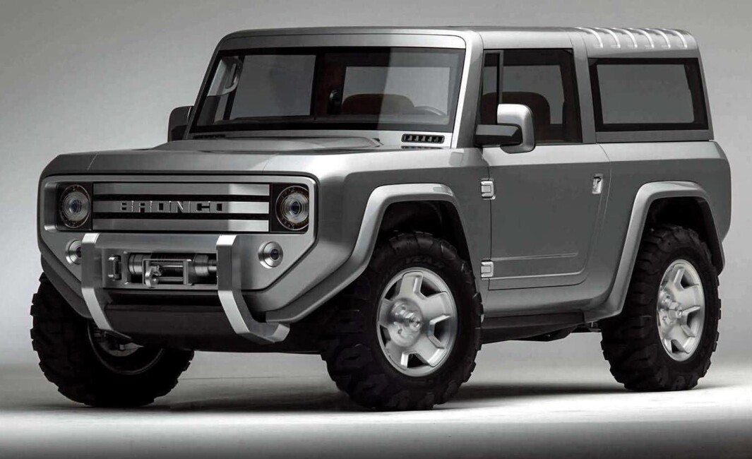 RØFF STIL: Den nye Bronco, som skal vises den 13. juli, kan komme til å få noen fellestrekk med denne konseptbilen fra 2004. RØFF STIL: Den nye Bronco, som skal vises den 13. juli, kan komme til å få noen fellestrekk med denne konseptbilen fra 2004.
