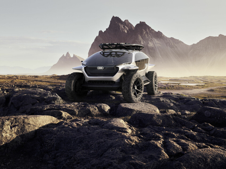 AI:TRAIL: Et annet Audi-prosjekt som kan videreutvikles: Kompakt, futuristisk, Mars-rover-inspirert terrengbil. Foto: AUDI