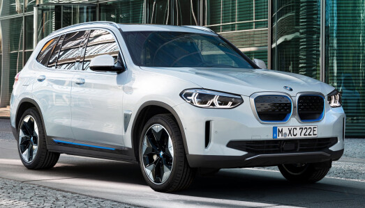 <b>BMW iX3.</b> Helelektrisk. Batteri: 74 kWt, rekkevidde: 400 km +, 559.000 kr, 4WD: Nei, Tilhenger: Ja, 750 kg <b>BMW iX3.</b> Helelektrisk. Batteri: 74 kWt, rekkevidde: 400 km +, 559.000 kr, 4WD: Nei, Tilhenger: Ja, 750 kg
