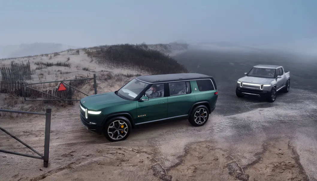 <span class=" font-weight-bold" data-lab-font_weight_desktop="font-weight-bold">SUV KOMMER: </span>Pickupen R1T er bare forsmaken på det som kommer fra Rivian framover. Denne store SUV-en blir minst like interessant. <span class=" font-weight-bold" data-lab-font_weight_desktop="font-weight-bold">SUV KOMMER: </span>Pickupen R1T er bare forsmaken på det som kommer fra Rivian framover. Denne store SUV-en blir minst like interessant.