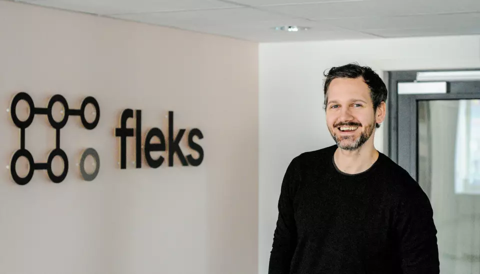 STOR PÅGANG: – Over 400 Fleks-kunder, det er en dobling siden mars, forteller Petter Kjøs Utengen, daglig leder i Fleks.