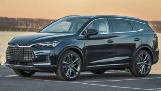 <b>BYD TANG EV600.</b> Helelektrisk. Batteri: 82,8 kWt, rekkevidde: 400 km+, pris fra: 599.000 kr, 4WD: Ja, Tilhengerfeste: Ja, 1.410 kg. <b>BYD TANG EV600.</b> Helelektrisk. Batteri: 82,8 kWt, rekkevidde: 400 km+, pris fra: 599.000 kr, 4WD: Ja, Tilhengerfeste: Ja, 1.410 kg.