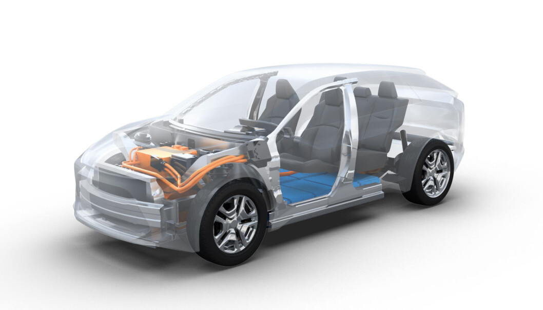 <b>ELBILPLATTFORM: </b>Toyota er i ferd med å utvikle en dedikert produktplattform for batterielektriske biler, i samarbeid med Subaru. <b>ELBILPLATTFORM: </b>Toyota er i ferd med å utvikle en dedikert produktplattform for batterielektriske biler, i samarbeid med Subaru.