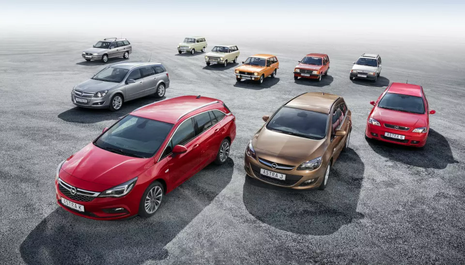 TROFAST: Opel har mange lojale kunder, og Astra - som erstattet rekka med Kadetter i 1991 - har vært en favoritt for mange av dem.