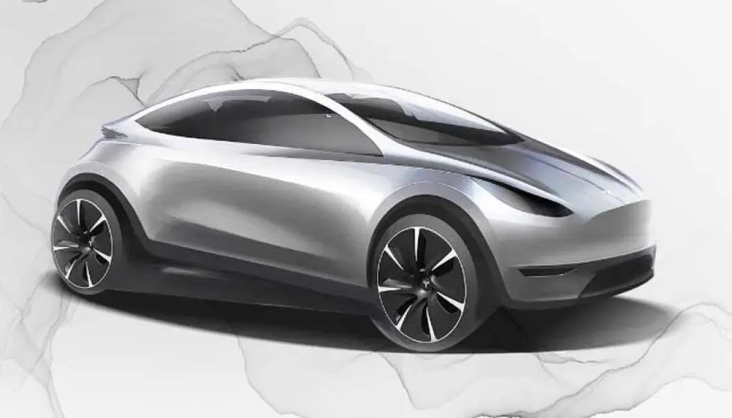 MODEL 2? Slik er skissen Tesla China har spredd på kinesiske sosiale medier. MODEL 2? Slik er skissen Tesla China har spredd på kinesiske sosiale medier.