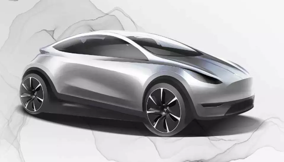 BILLIG: Teslas billigbil vil per idag få en startpris på bare litt over 200.000 norske kroner. Produksjonen av denne vil starte i Kina i 2023.
