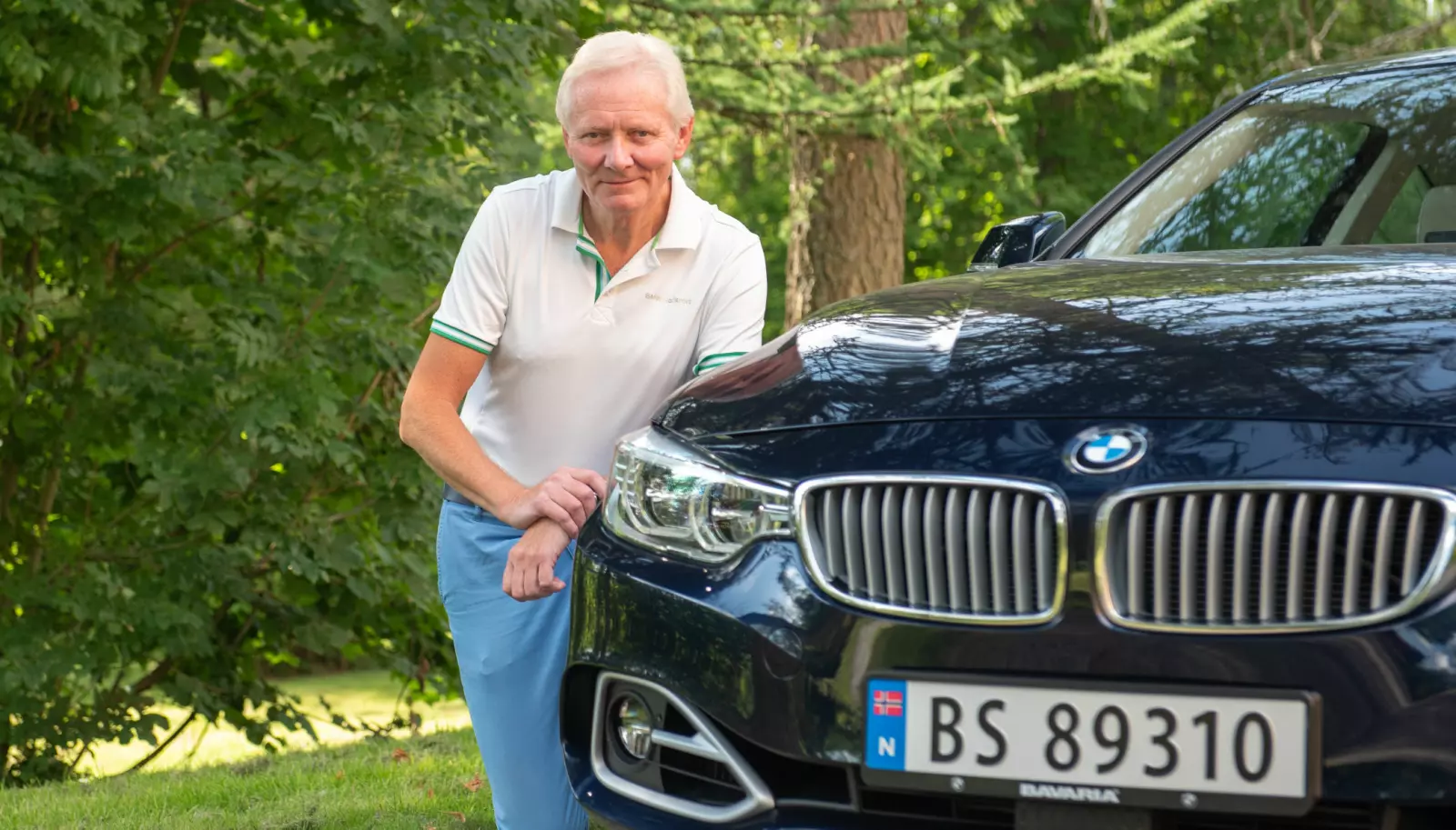 IHUGA ENTUSIAST: Stein Pauli Nilsen kjøpte sin første BMW i 1981, en 318i. Nå har han fire. Pluss en BMW Alpina.