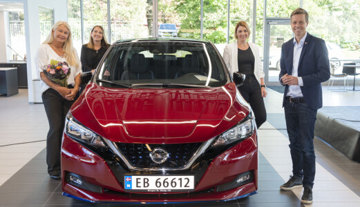 Nissan Leaf nummer 500.000 levert i Norge