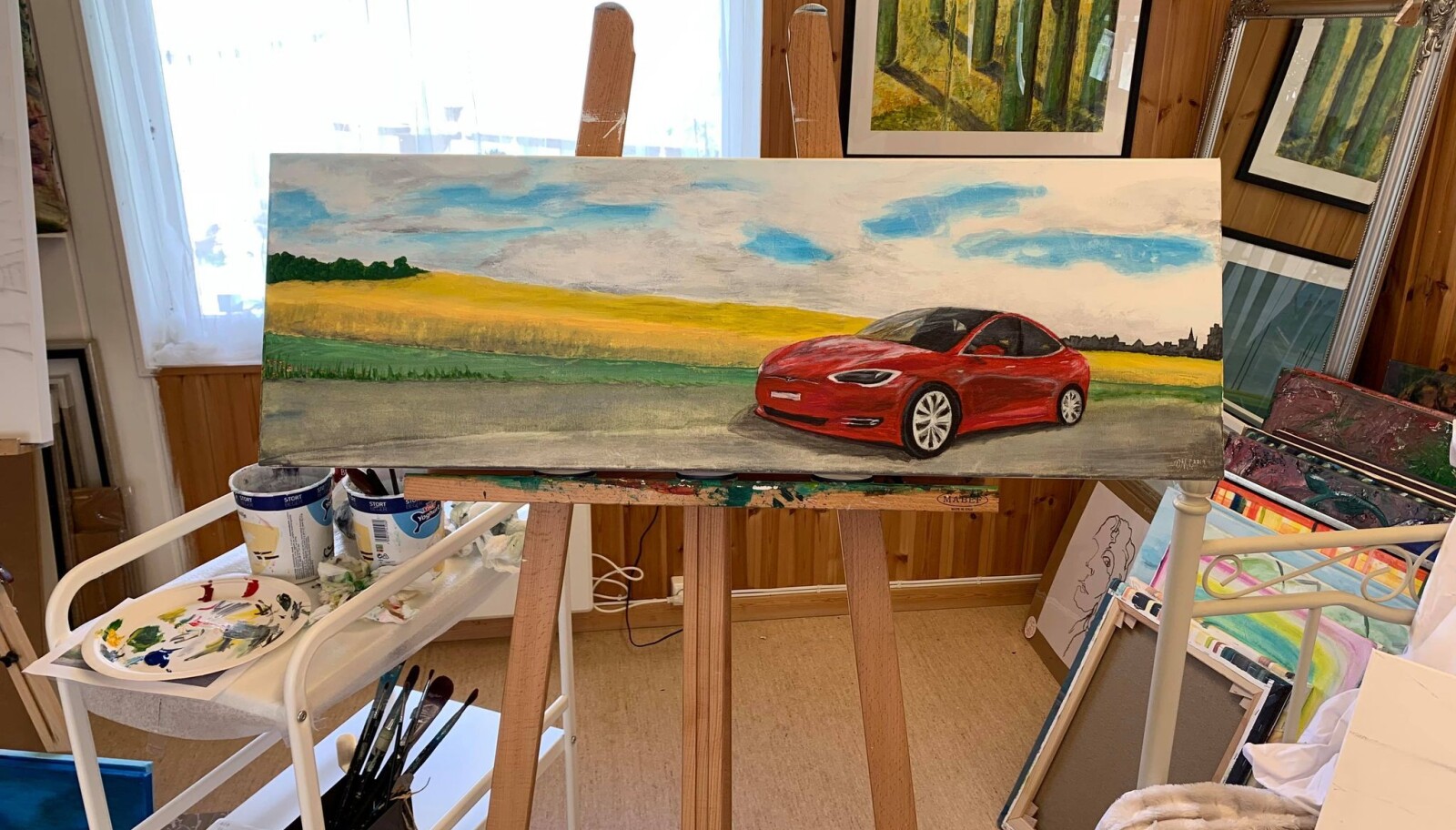 <b>KUNST:</b> Noen ganger gir motivet seg selv for billedkunstner Vigdis Margrethe Løver. <b>KUNST:</b> Noen ganger gir motivet seg selv for billedkunstner Vigdis Margrethe Løver.
